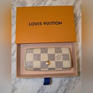 Louis Vuitton Damier Azur Key Holder With Box